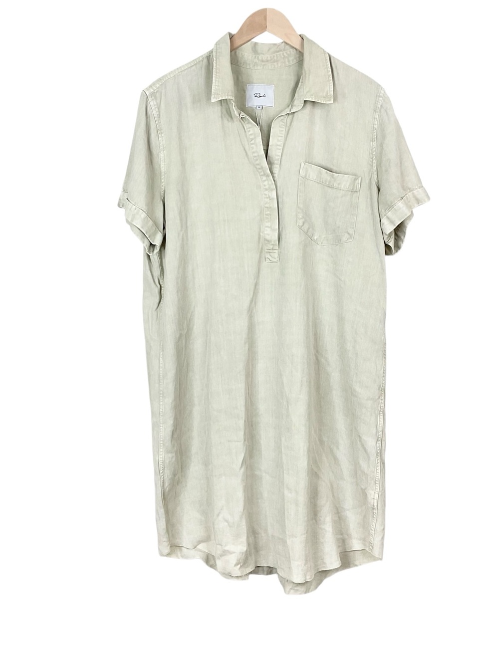 Rails Valerie Shirt Dress In Pistachio Acid Wash Size XL